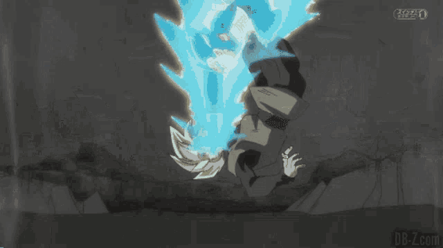 a screen shot from db-z.com shows a room with rocks flying around