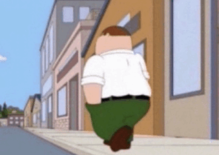 Walk Away Family Guy GIF