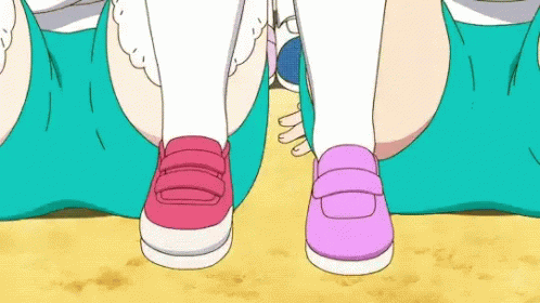 Sexy Anime Anime Girl GIF - Sexy Anime Anime Girl Leg Touch Anime GIFs