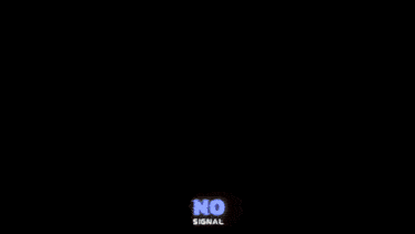 a man with a beard is looking at the camera with the words no signal written on the bottom of his face .