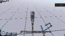 a screenshot of a game with a blue sky and clouds in the background