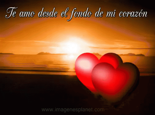 Te Amo Desde El Fondo De Mi Corazon GIF - Te Amo Heart Love GIFs