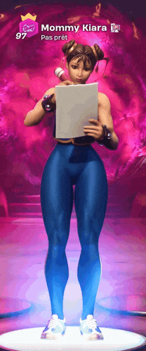 a video game character with the name mommy kiara on her profile