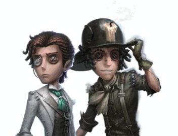 two cartoon characters are standing next to each other and one has a helmet on
