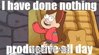Mabel Pines Lazy GIF - Mabel Pines Lazy Productive GIFs
