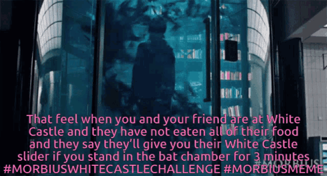 Morbius Morbius White Castle Challenge GIF