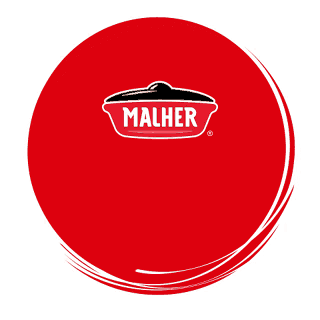 a red circle with the malher logo and gracias por tu comentario