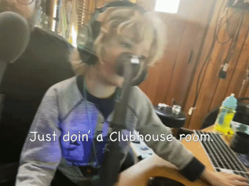 Clubhouse Kid GIF - Clubhouse Kid Recording GIFs