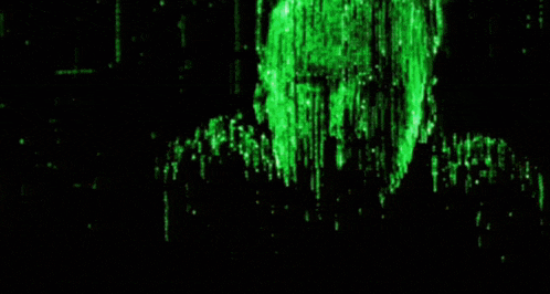 a picture of a matrix character with the words bitcoinmango on the bottom right