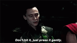 Tom Hiddleston Loki GIF - Tom Hiddleston Loki Dont Hit It GIFs