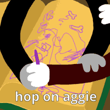 Homestuck Hop On GIF - Homestuck Hop On Aggie GIFs