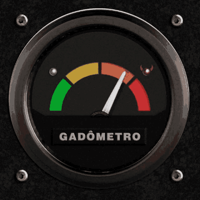 a gauge that says gadometro at the bottom
