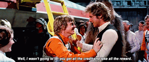 Han Solo Star Wars GIF - Han Solo Star Wars Well I Wasnt Going To Let You Get All The Credit GIFs