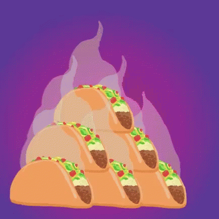 Fire Lunch GIF - Fire Lunch Taco GIFs