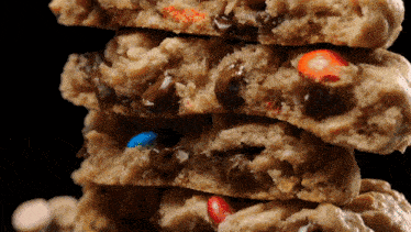 Crumbl Cookies Monster Featuring Mandms Candies Cookie GIF - Crumbl Cookies Monster Featuring Mandms Candies Cookie Monster Cookie GIFs