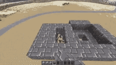 a screenshot of a minecraft game with the time of 6:41 pm