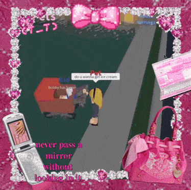 a pink purse with the word juicy couture on it is on a pink background