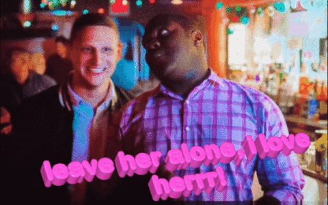 Leave Her Alone I Love Her GIF - Leave Her Alone I Love Her Tim Robinson GIFs