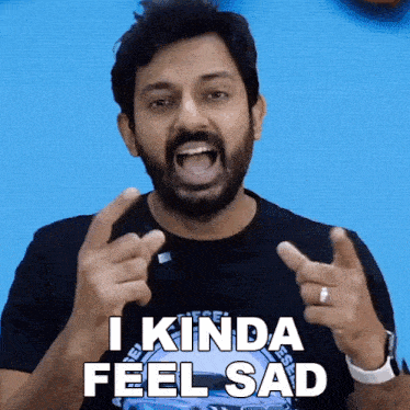 I Kinda Feel Sad Faisal Khan GIF - I Kinda Feel Sad Faisal Khan I Feel Quite Sad GIFs