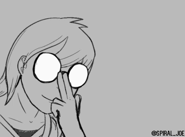a drawing of a woman with glasses and the words " the doctor is in " on the bottom