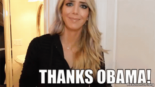 Jenna Marbles GIF - Jenna Marbles Thanks Obama GIFs