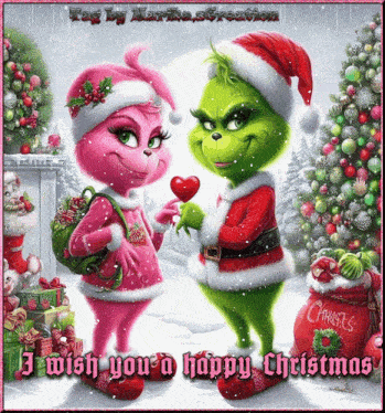 Merry Christmas Grinch GIF - Merry Christmas Grinch Christmas GIFs
