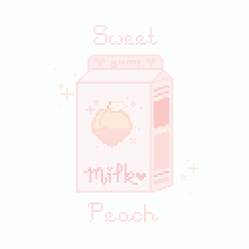 Peach Tea Milk GIF - Peach Tea Milk Milky GIFs