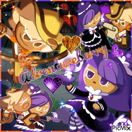 a collage of cartoon characters with the words adventure berry written in the middle