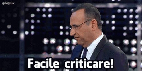 Carlo Conti Criticare GIF - Carlo Conti Criticare Criticoni GIFs