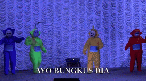 Ayo Bungkus GIF - Ayo Bungkus Dia Teletubbies Horror GIFs
