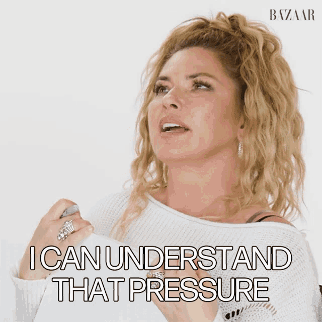 I Can Understand That Pressure Shania Twain GIF - I Can Understand That Pressure Shania Twain Harpers Bazaar GIFs