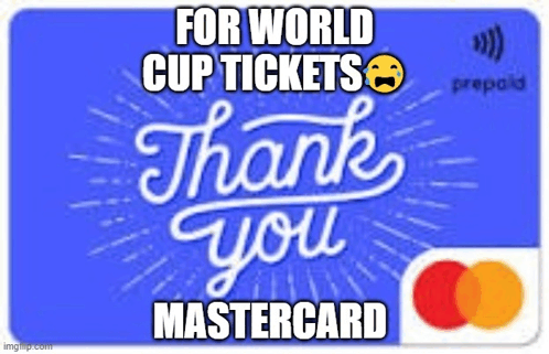 Thank You Mastercard Thank You For World Cup Tickets GIF - Thank You Mastercard Thank You For World Cup Tickets Mastercard Cwc Tickets GIFs