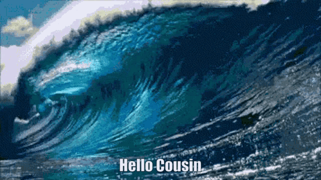 Wave Hello Cousin GIF - Wave Hello Cousin Wave Hi GIFs