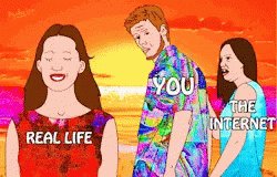 Real Life You The Internet Distracted Boyfriend Meme GIF - Real Life You The Internet Distracted Boyfriend Meme Distracted Boyfriend GIFs