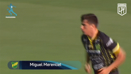 Running Miguel Merentiel GIF - Running Miguel Merentiel Liga Profesional De Fútbol De La Afa GIFs