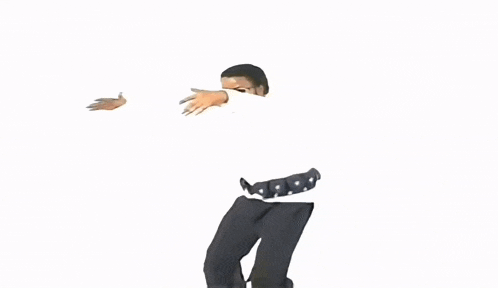 a man wearing sunglasses and a belt is dancing