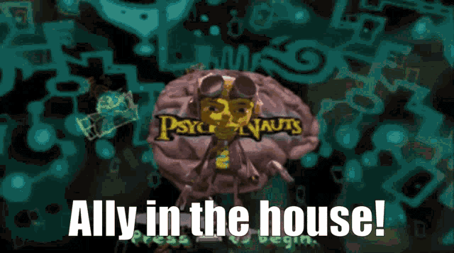 Ally In The House Psychonauts GIF