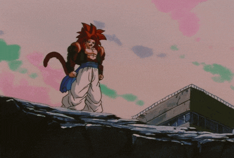 a cartoon character with red hair and blue eyes