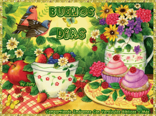 Buenos Dias Bird GIF - Buenos Dias Bird Flowers GIFs