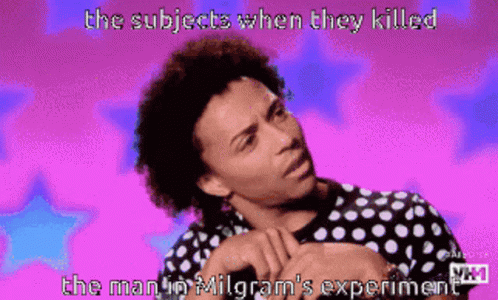 Milgram The Subjects When They Killed The Man In Milgrams Experiement GIF - Milgram The Subjects When They Killed The Man In Milgrams Experiement Experiment GIFs
