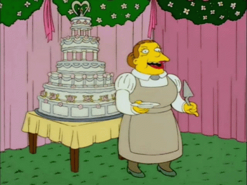 Cake Simpsons GIF - Cake Simpsons GIFs