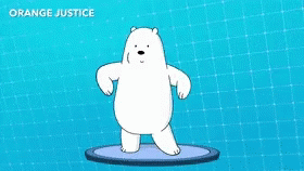 Orange Justice Bear GIF - Orange Justice Bear Dance GIFs