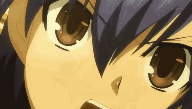a close up of a anime character 's eyes with tokyo mx on the bottom right corner