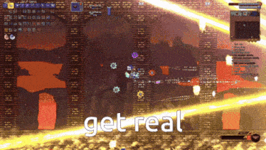 a screenshot of a video game with the words get real on the bottom