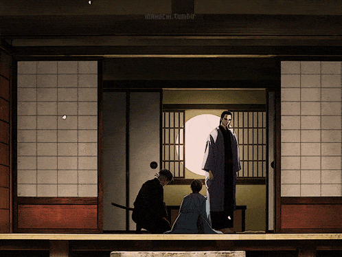 two men are standing in a room with the word tumblr on the bottom right corner