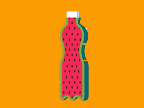 Watermelon Bottle GIF - Watermelon Bottle Plastic Bottle GIFs
