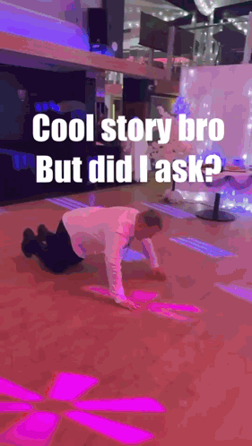 Cool Story Bro Manister GIF - Cool Story Bro Manister But Did I Ask GIFs