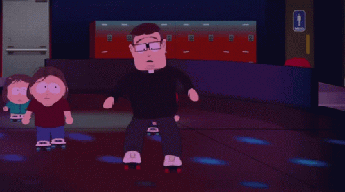 Roller Skating Father Maxi GIF - Roller Skating Father Maxi South Park GIFs