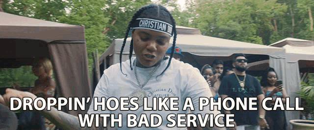 Droppin Hoes Like A Phone Call GIF - Droppin Hoes Like A Phone Call Bad Service GIFs