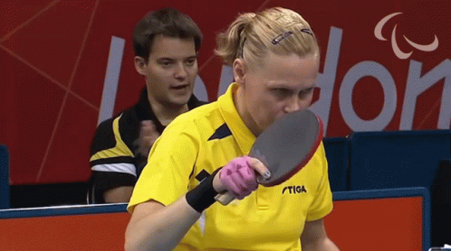 Game Face On Anna Carin Ahlquist GIF - Game Face On Anna Carin Ahlquist International Paralympic Committee GIFs